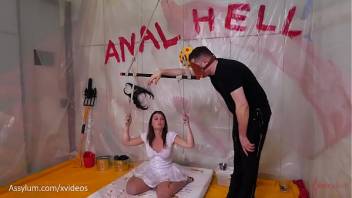Anal Hell -- b. anal domination with extreme bondage, ATM, and piss drinking